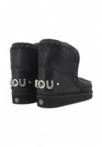 MOU Eskimo 18 Logo Eva Stivaletto Donna Nero MU.FW101036B