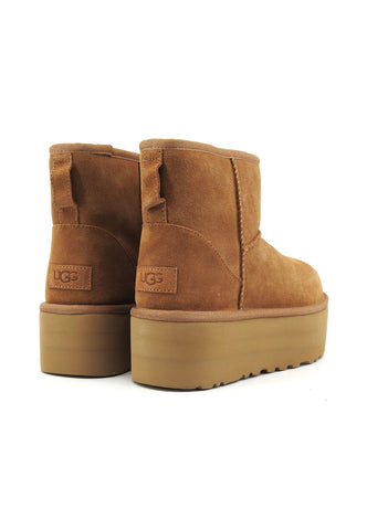 UGG Classic Mini Stivaletto Pelo Donna Chestnut W1134991