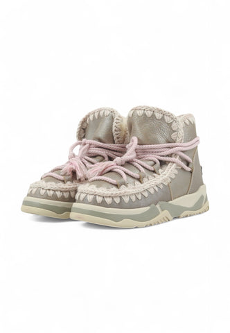 MOU Trainer 02 Scoubidoo Lace Stivaletto Donna Grigio MU.FW201024B