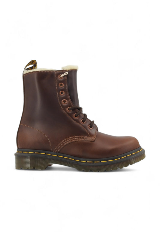 DR.MARTENS Anfibio Lthr Orleans Pelo Stivaletto Donna Marrone 1460-SERENA-23912243