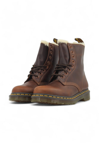 DR.MARTENS Anfibio Lthr Orleans Pelo Stivaletto Donna Marrone 1460-SERENA-23912243