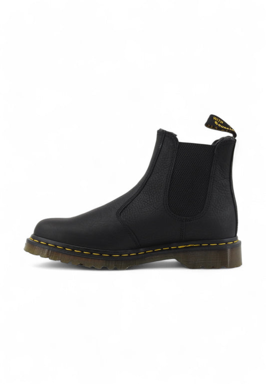 DR.MARTENS Polacco Lthr Elastico Pelo Stivaletto Uomo Nero 2976-31874001