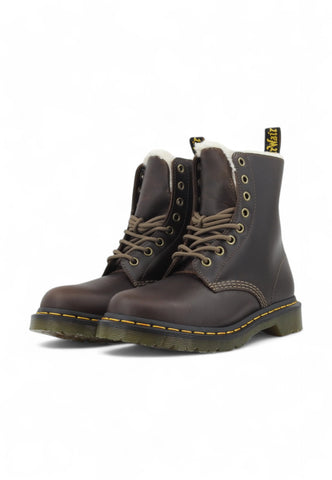 DR MARTENS Anfibio Lacci Lthr Smooth Stivaletto Donna Marrone 1460-SERENA-32019777