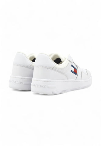 TOMMY HILFIGER Sneaker Lthr Logo Sneaker Donna Bianco EN0EN02505YBS-PE25