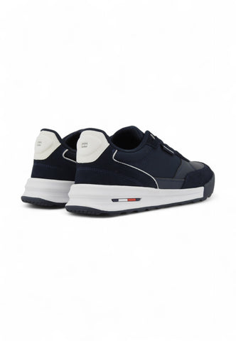 TOMMY HILFIGER Running Lthr Sneaker Uomo Blu FM0FM05371DW5-PE25