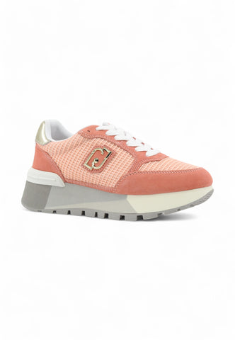 LIU JO Running Suede Sneaker Donna Rosa BA5049PX027S3677-PE25