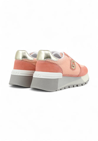 LIU JO Running Suede Sneaker Donna Rosa BA5049PX027S3677-PE25