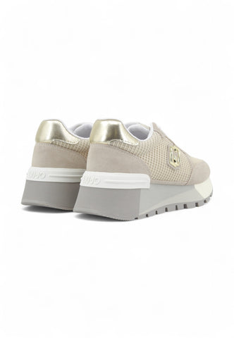 LIU JO Running Suede Sneaker Donna Beige BA5049PX027S1803-PE25