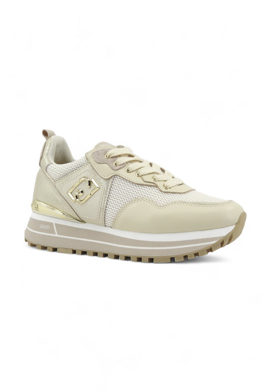 LIU JO Running Lthr Suede Sneaker Donna Beige BA5013PX602S1185-PE25