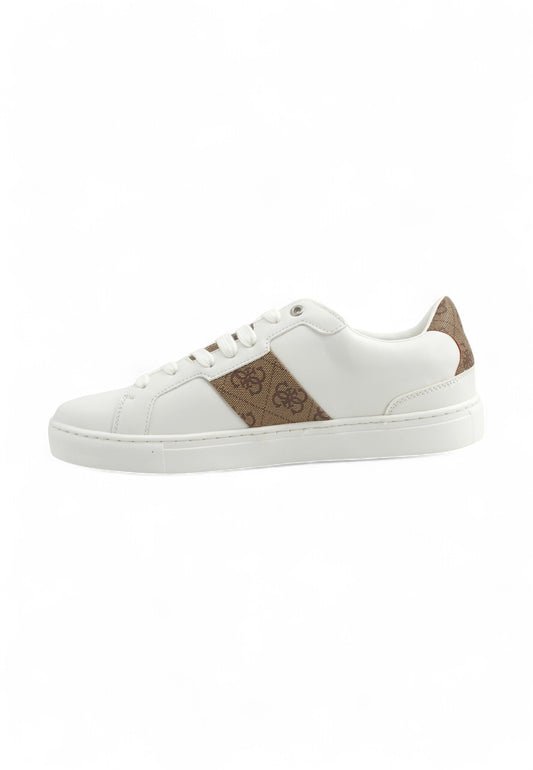 GUESS Sneakers Lthr Retro Sneaker Uomo Bianco FMTTOGELL12-PE25