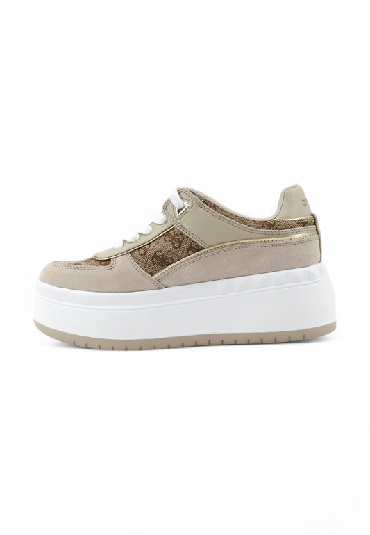 GUESS Sneaker Tessuto Logato Sneaker Beige FLPR2DFAL12-PE25