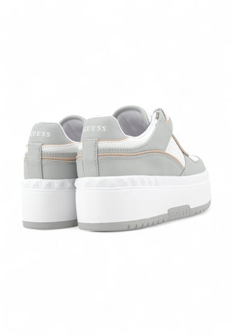 GUESS Sneaker Lthr Suola Alta Sneaker Donna Grigio FLPRIDELE12-PE25