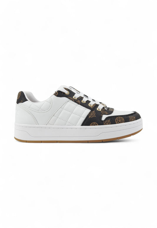 GUESS Sneaker Lthr Sneaker Donna Bianco FLFNARFAL12-PE25