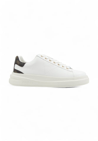 GUESS Sneaker Lthr Retro Logo Sneaker Uomo Bianco FMPVIBLEA12-PE25