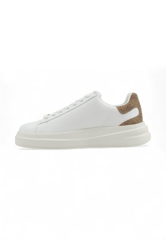 GUESS Sneaker Lthr Retro Logato Sneaker Uomo Bianco FMPVIBLEA12-PE25