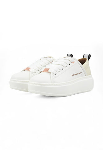 ALEXANDER SMITH Sneaker Donna Bianco Crema AEBBEHW-9501-TWT