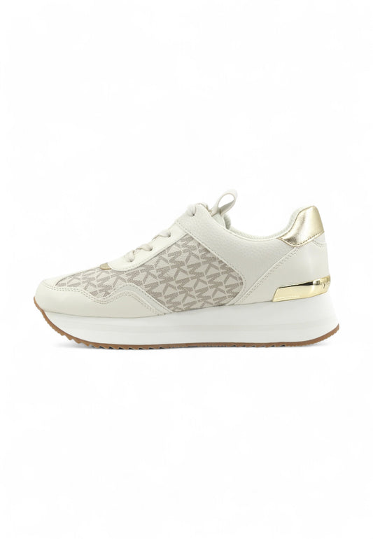 MICHAEL KORS Running Lthr Sneaker Donna Bianco 43R4RNFSAB-PE25-150