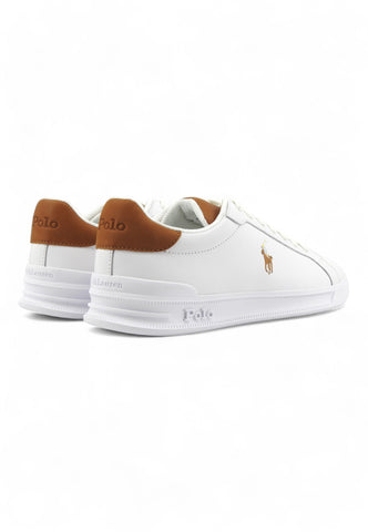 POLO RALPH LAUREN Sneaker Uomo Bianco Marrone 809877598001