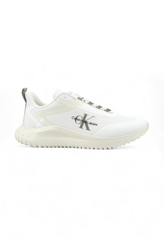 CALVIN KLEIN Running Lthr Sneaker Uomo Bianco YM0YM009680LD-PE25