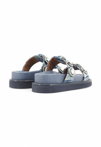 KURT GEIGER Ciabatta Donna Blu 9107188669