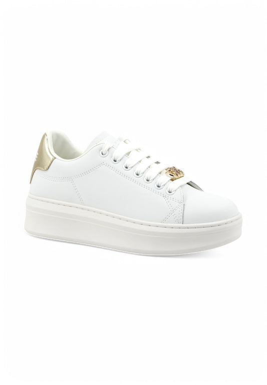 GAELLE Sneaker Donna Bianco Argento GACAW01304