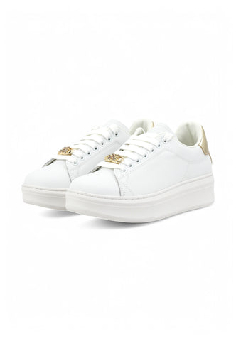 GAELLE Sneaker Donna Bianco Argento GACAW01304