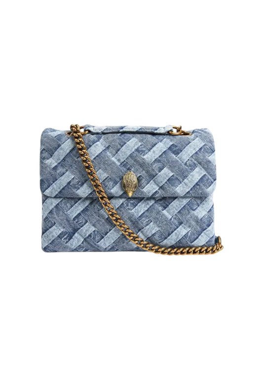 KURT GEIGER Large Denim Kensington Borsa 9796588669