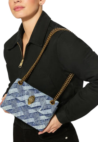 KURT GEIGER Mini Denim Kensington Borsa Denim 8885588669