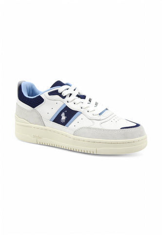 POLO RALPH LAUREN Sneakers Uomo Bianco Blu 809960993005