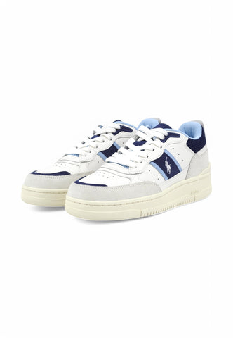 POLO RALPH LAUREN Sneakers Uomo Bianco Blu 809960993005