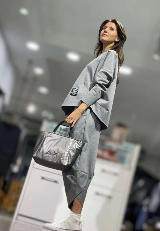 VIA MILANO 21 Tuta Japan Grigio FIONA