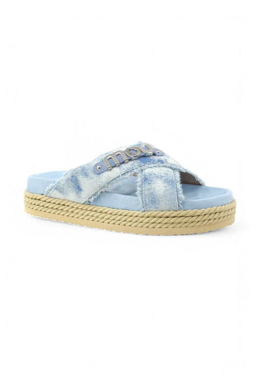 MOU Ciabatta Donna Azzurro MU.SW451010K