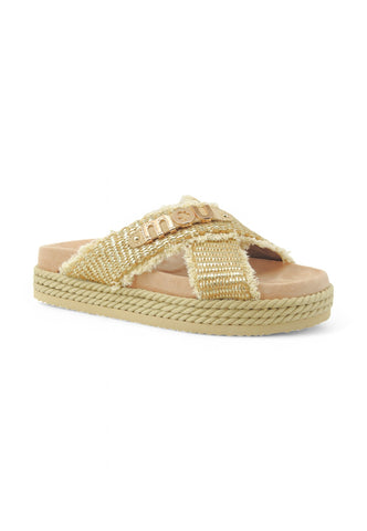 MOU Ciabatta Donna Beige MU.SW451009K