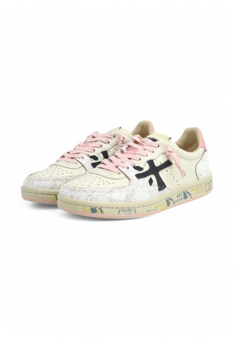 PREMIATA Sneakers Donna Bianco Rosa 6783