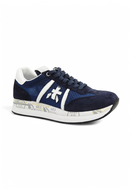 PREMIATA Sneakers Donna Blu Bianco 7368