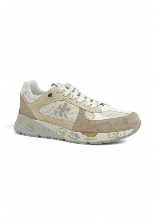 PREMIATA Sneakers Uomo Bianco Beige MASE-PE25-VAR 7241