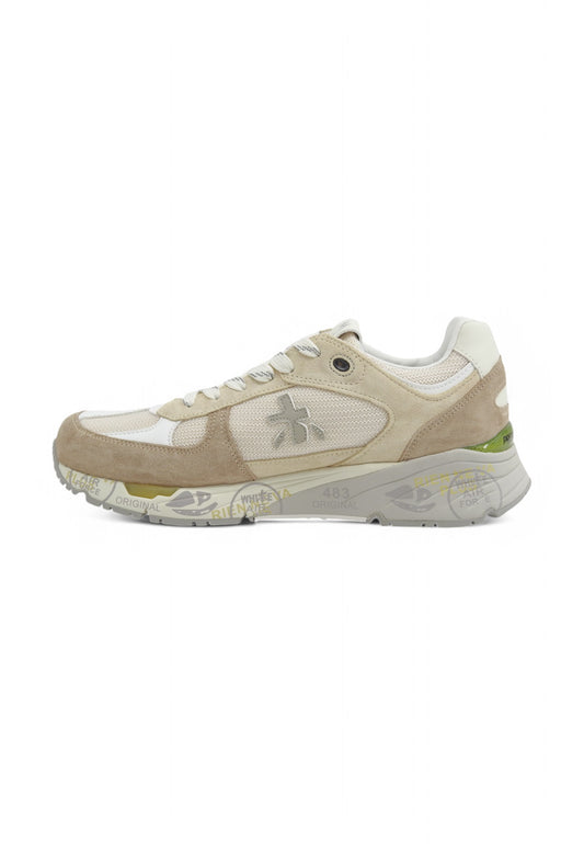 PREMIATA Sneakers Uomo Bianco Beige MASE-PE25-VAR 7241