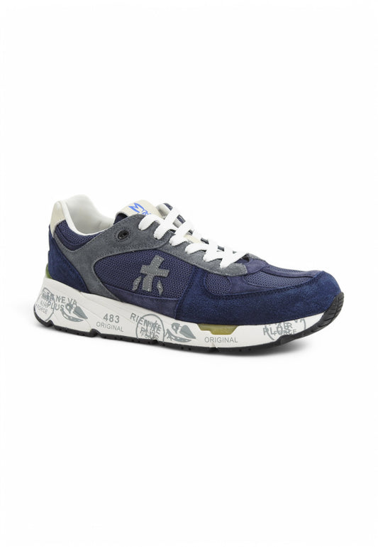 PREMIATA Sneakers Uomo Blu Bianco MASE-PE25-VAR 6626