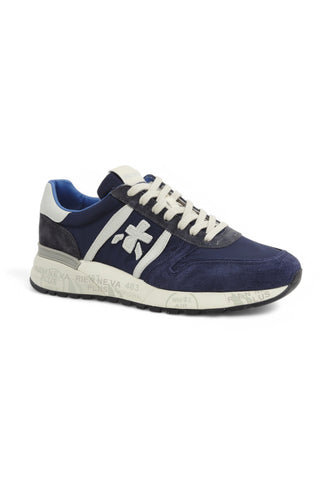 PREMIATA Sneakers Uomo Blu Grigio LANDER-PE25-VAR 7204