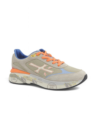 PREMIATA Sneakers Uomo Grigio Arancio MOERUN-PE25-VAR 7301