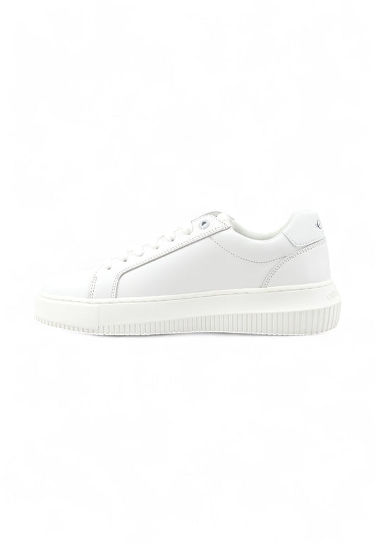 CALVIN KLEIN Sneaker Lthr Logo Sneaker Donna Bianco YW0YW00823YBR-PE25