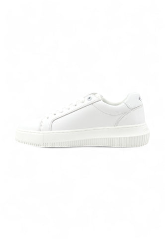 CALVIN KLEIN Sneaker Lthr Logo Sneaker Donna Bianco YW0YW00823YBR-PE25