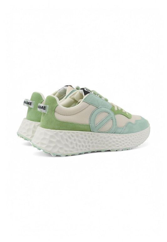 NO NAME Sneakers Donna Verde Bianco SNCMKSDS2Z-PE25