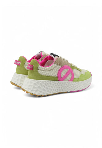 NO NAME Sneakers Donna Verde Rosa NNVERN042Z-PE25