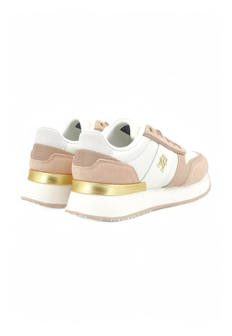 TOMMY HILFIGER Sneakers Donna Bianco Rosa FW0FW084750K4