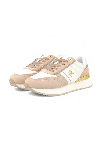 TOMMY HILFIGER Sneakers Donna Bianco Rosa FW0FW084750K4