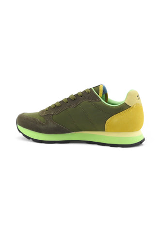 SUN68 Sneakers Uomo Verde Giallo Z35108-PE25-19