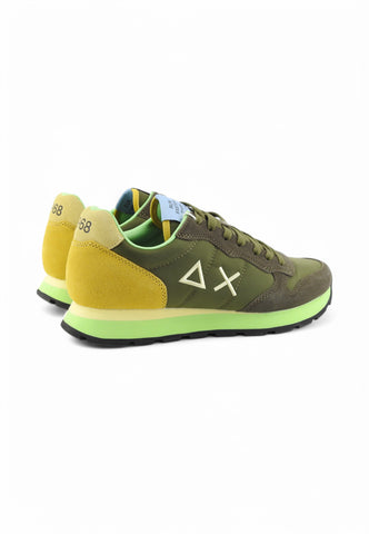 SUN68 Sneakers Uomo Verde Giallo Z35108-PE25-19