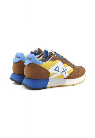 SUN68 Sneakers Uomo Marrone Blu Giallo Z35112-PE25-0823