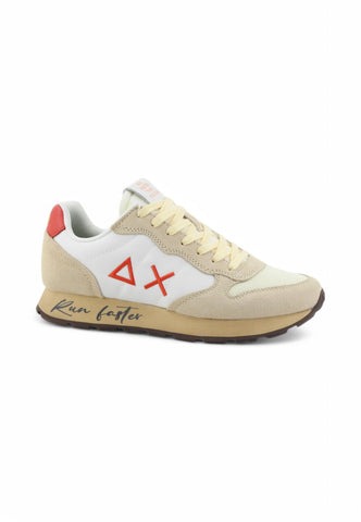 SUN68 Sneakers Uomo Bianco Beige Z35105-PE25-3110